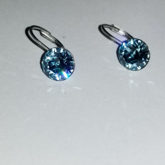 New Fit Yoga Swarovski element crystal earrings - Picture 1 of 5